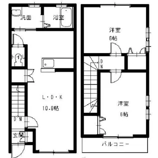 シャレー輝き 弐番館の間取り