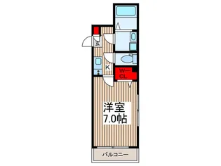 仮)イガドノ谷塚レジデンス【3階】の間取り