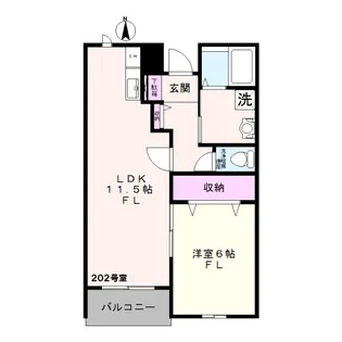 エスパシオ石神井台【2階】の間取り