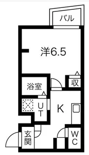 エヌエムスワサントヌフノース【3階】の間取り