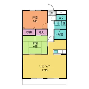 フェリーチェYou&Me【2階】の間取り