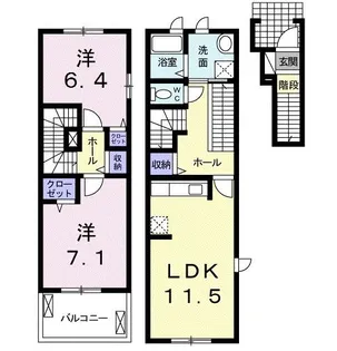 グランド・エスポワール【2階】の間取り