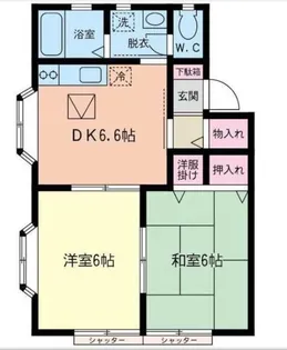 カシーナマロン【2階】の間取り