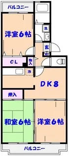 グリーンタウン石井【1階】の間取り