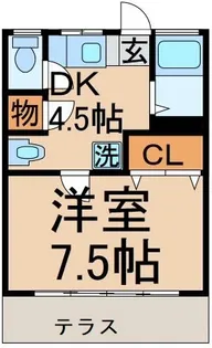 富岳荘【1階】の間取り