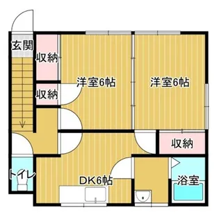リスボン【2階】の間取り