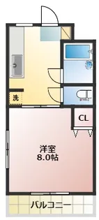 グランドハイツ白梅【2階】の間取り