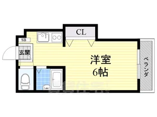 スタジオM【3階】の間取り