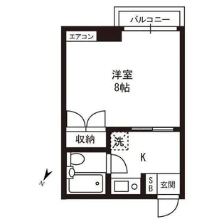 ウッディベル洗足池【2階】の間取り
