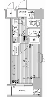 グランド・ガーラ横濱万世町【6階】の間取り