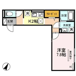アブリール【2階】の間取り