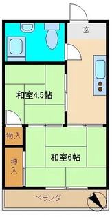 藤コーポ【2階】の間取り