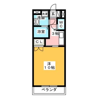 フォーブル鈴木2【1階】の間取り