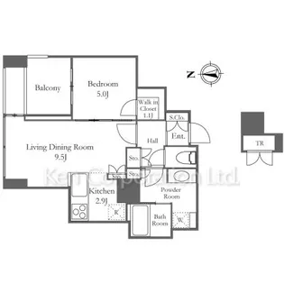 ワールドシティタワーズ ブリーズタワー【35階】の間取り