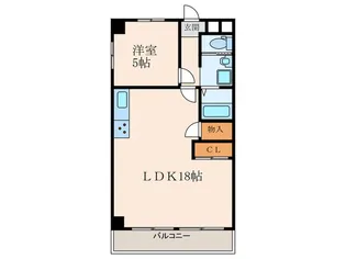 サントピア尼崎II【5階】の間取り