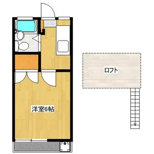 フラワーハイツ【2階】の間取り