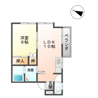 レジデンス松村【2階】の間取り