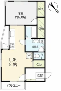 メゾン芝原(メゾンシバハラ)【3階】の間取り