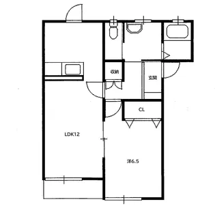 アルル【2階】の間取り