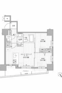 MAITRI YOTSUYA(マイトリィ四谷)【8階】の間取り