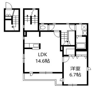 アレイ プレジオ【2階】の間取り