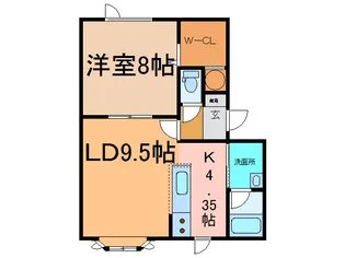 ユトリロ1【1階】の間取り