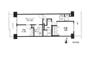 メトロハイツ東陽【15階】の間取り