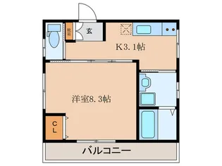 Memoirs塚口East【3階】の間取り