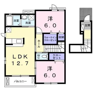 ハーバーサイド【2階】の間取り