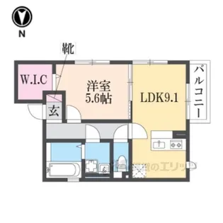 Asur【1階】の間取り