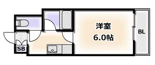 マンションタワーサイド【3階】の間取り