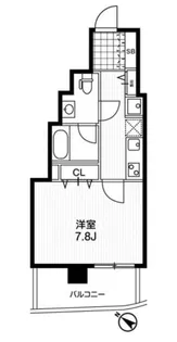 アーバンフラッツ町田【14階】の間取り