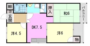 エクセルハイツ【3階】の間取り