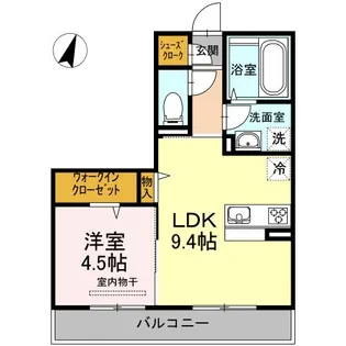 イヴェール【2階】の間取り
