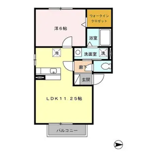 サンクレストB【2階】の間取り
