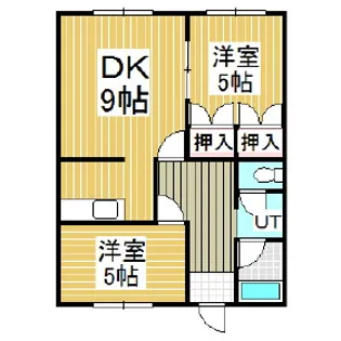 メルベージュ【2階】の間取り
