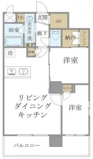 ステラコート川崎【10階】の間取り