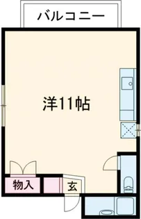カーザ・ドーゼII【2階】の間取り