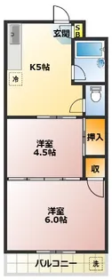 アルカディアサイトウ【1階】の間取り