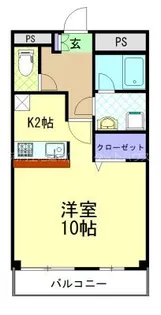 クライムドア【2階】の間取り