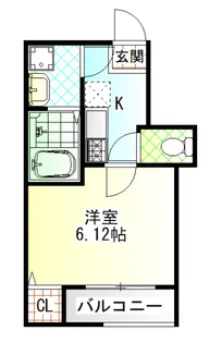 フェリス鴨宮【1階】の間取り