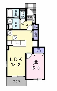サンライズ【1階】の間取り