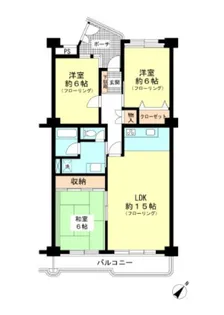 入船西エステート【8階】の間取り
