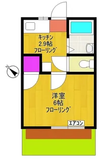 ロイヤルドームNO2【2階】の間取り