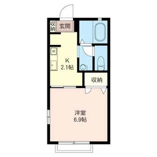 DONJON CHIBA【1階】の間取り