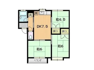 キャッスル栄 A【2階】の間取り