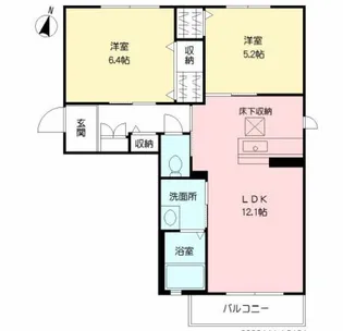 フェアリーII【1階】の間取り