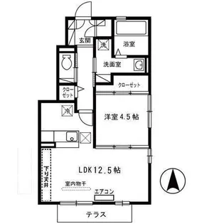 チェリーフィールズ【1階】の間取り