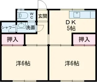 小林荘【1階】の間取り