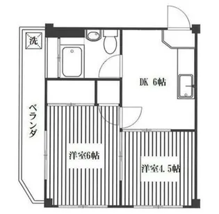 大新ビル【2階】の間取り